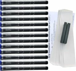 Winn Grips Winn Dri-Tac Dark-Grey 13-pc Grip Kit -Golf Accessories Sales Store 6DT DG Pack XL min