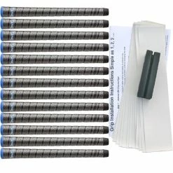 Winn Grips Winn Dri-Tac Wrap Gray 13-pc Grip Kit -Golf Accessories Sales Store 6DTWR DG Pack X min