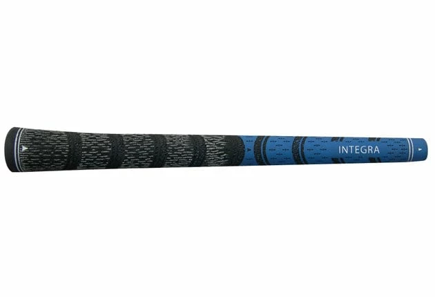 Integra Golf Integra Dual-Compound Half-Cord Blue/Black Golf Grip 3 Integra Golf Integra Dual-Compound Half-Cord Blue/Black Golf Grip