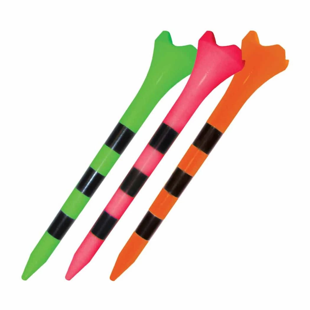 Pride Golf Tees Pride Evolution Striped Plastic 2-3/4" Golf Tees - 30 Pack 4 Pride Golf Tees Pride Evolution Striped Plastic 2-3/4" Golf Tees - 30 Pack - Image 2