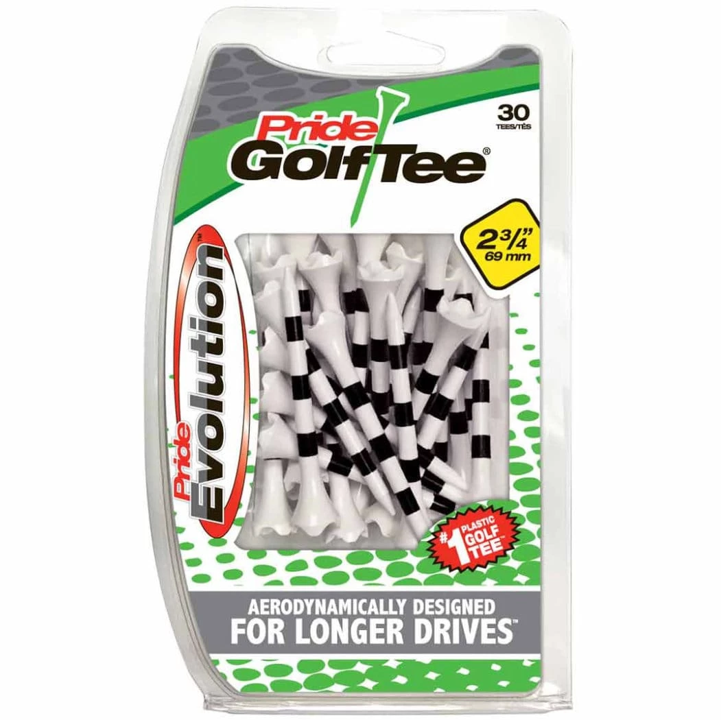 Pride Golf Tees Pride Evolution Striped Plastic 2-3/4" Golf Tees - 30 Pack 5 Pride Golf Tees Pride Evolution Striped Plastic 2-3/4" Golf Tees - 30 Pack - Image 3