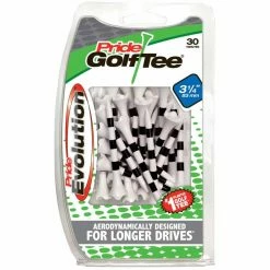 Pride Golf Tees Pride Evolution Striped Plastic 3-1/4" Golf Tees - 30 Pack -Golf Accessories Sales Store SSEVS31430 WT XL min 01
