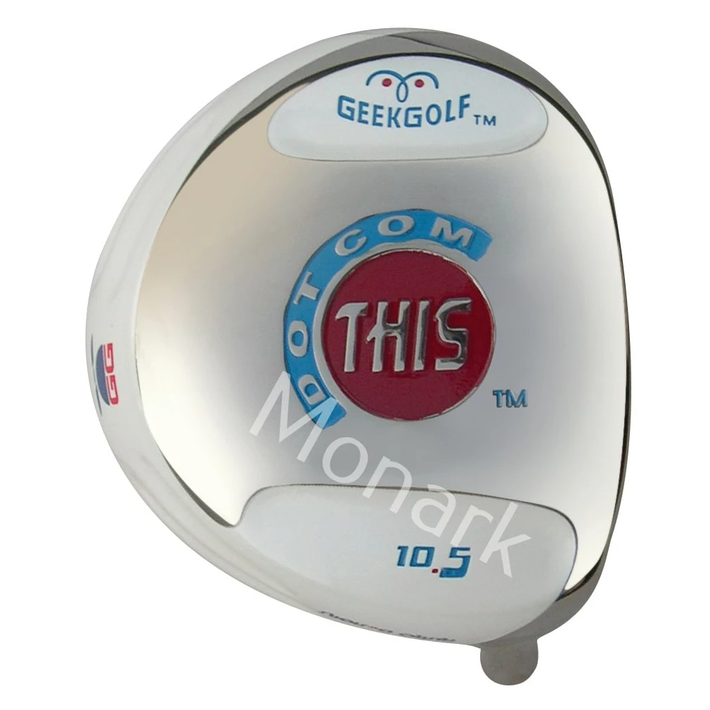 Geek Golf Dot-Com-This Titanium Driver Head - White 3 Geek Golf Dot-Com-This Titanium Driver Head - White