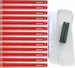 Golf Pride Tour Wrap 2G Red 13-pc Grip Kit