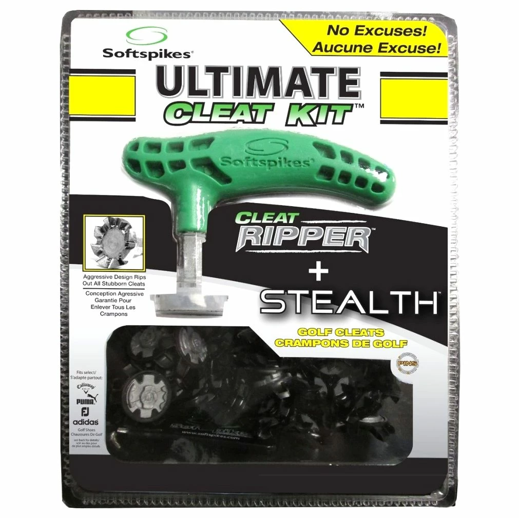 SoftSpikes Golf Softspikes Ultimate Cleat Kit - Stealth 3 SoftSpikes Golf Softspikes Ultimate Cleat Kit - Stealth