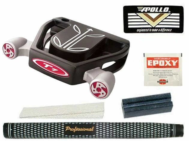 T-7 Twin Engine Black Mallet Putter Component Kit 3 T-7 Twin Engine Black Mallet Putter Component Kit