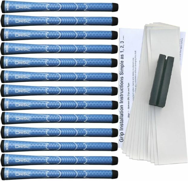 Winn Grips Winn DriTac Junior Blue 13 Pc Grip Kit 3 Winn Grips Winn DriTac Junior Blue 13 Pc Grip Kit