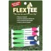 FlexTee Flexible Golf Tees Florescent Green/Blue/Pink - Pack Of 8 -Golf Accessories Sales Store d 6091