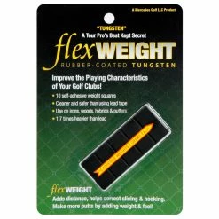 FlexTee Rubber Tungsten Golf Club Weights - 10 Pack