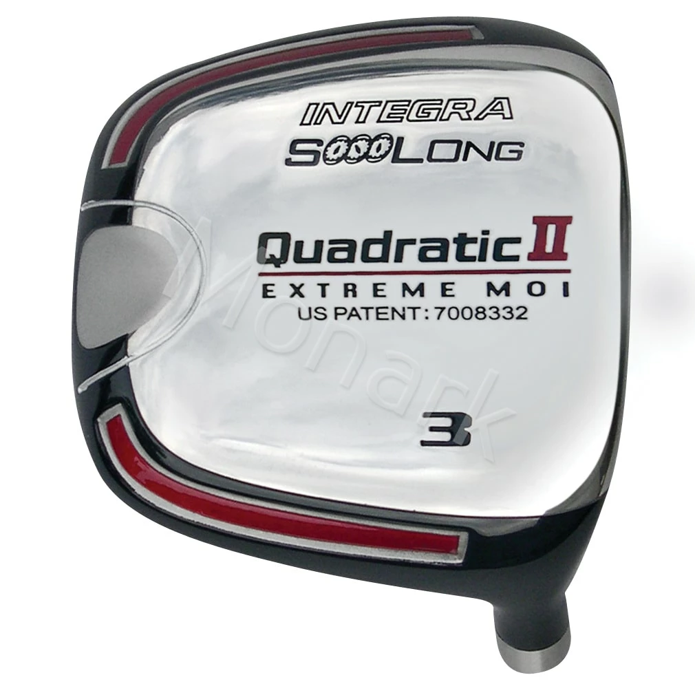Integra Golf Integra SoooLong Quadratic II Fairway Wood Heads 3 Integra Golf Integra SoooLong Quadratic II Fairway Wood Heads