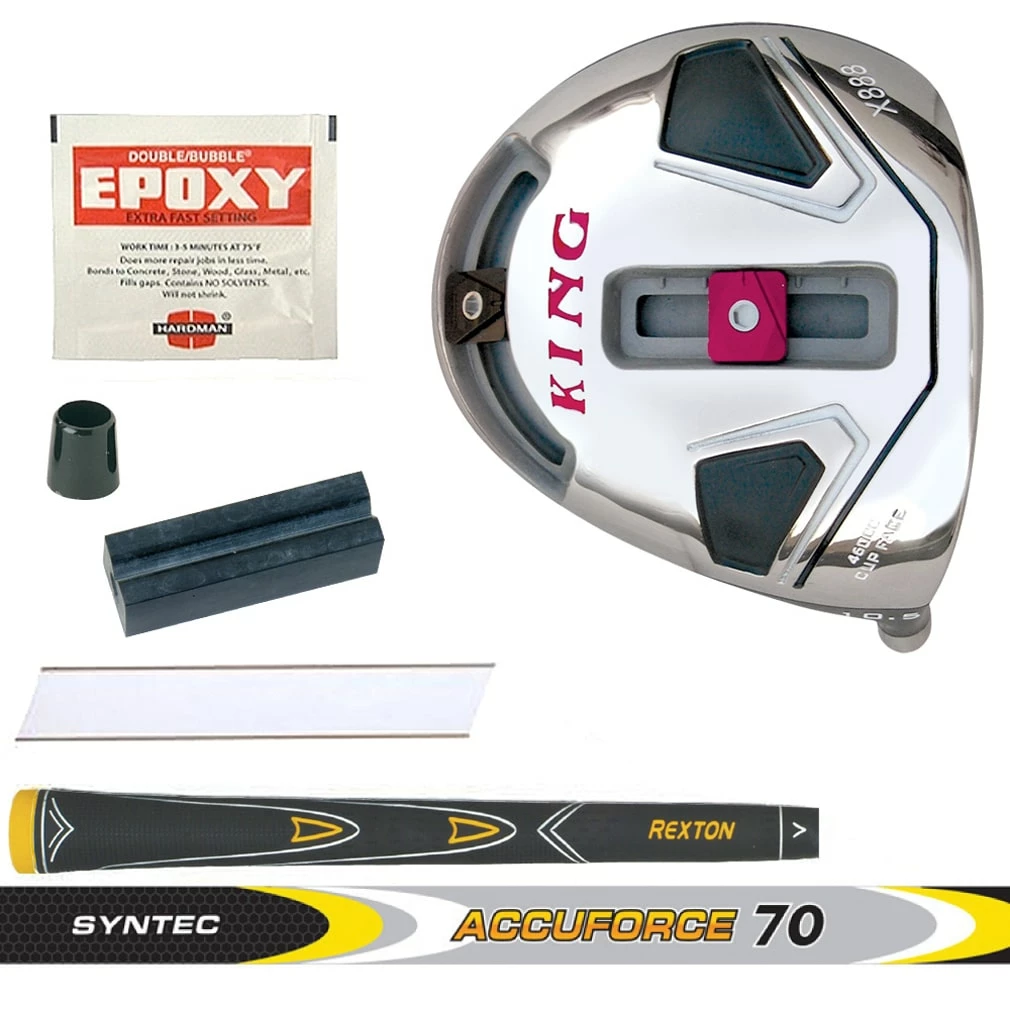 King X888 Cup Face Titanium Driver Component Kit 3 King X888 Cup Face Titanium Driver Component Kit