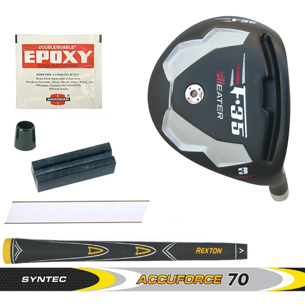 Heater F-35 Black Offset Fairway Wood Component Kit 3 Heater F-35 Black Offset Fairway Wood Component Kit